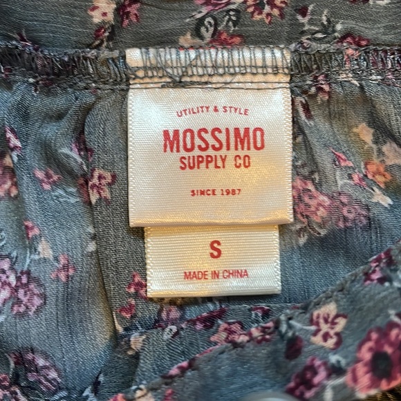 Retro Gray Petit Floral with Blouse size S - Picture 3 of 6